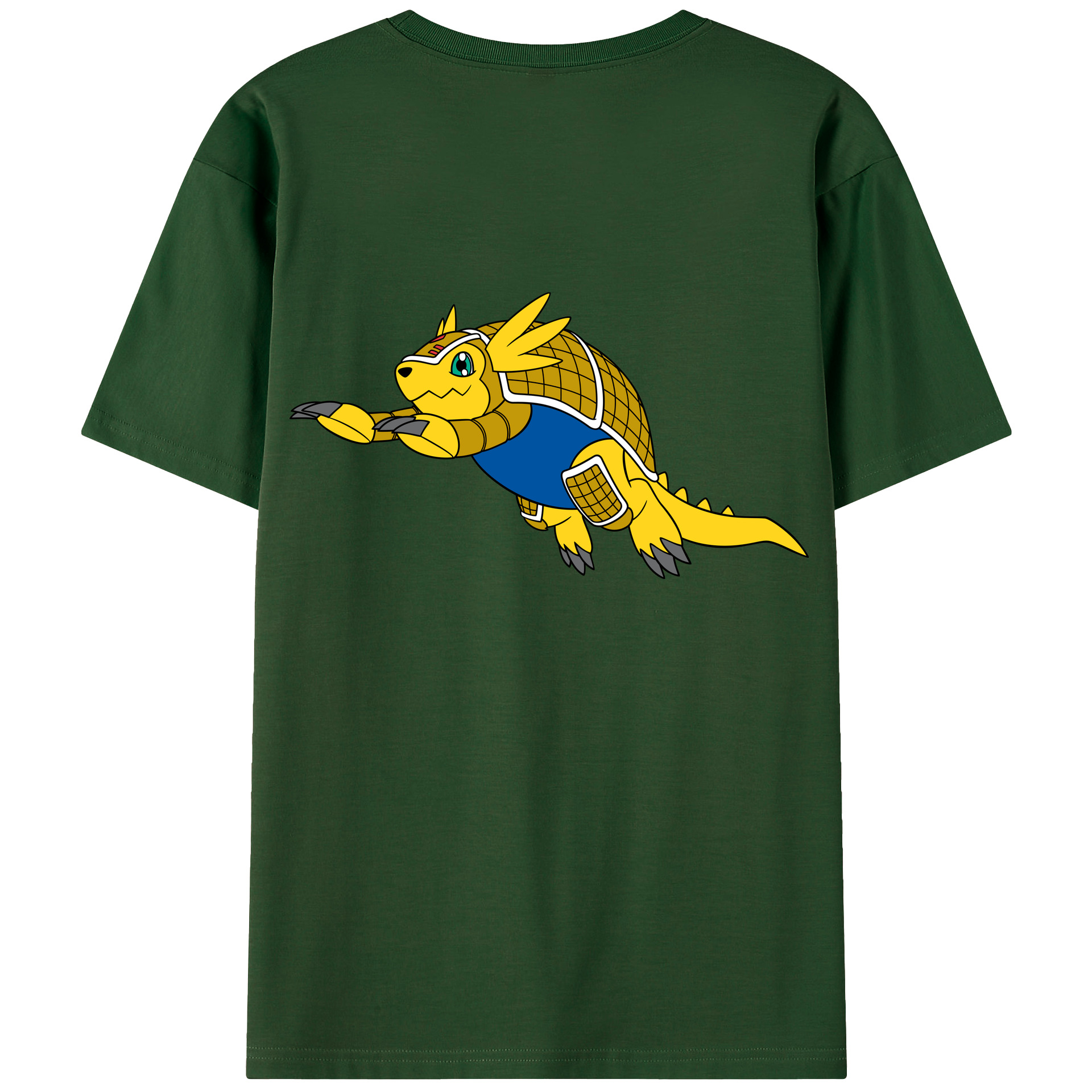 （画像用） Digimon デジタルモンスター/デジモン 綿100％半袖Tシャツ（背面プリント）